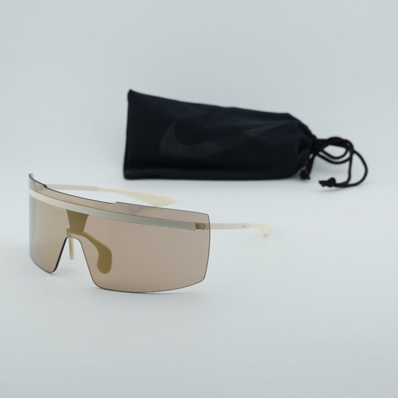 NIKE ECHO SHIELD M F 113 Shield Sunglasses - Milk/Gold Mirror main image 11